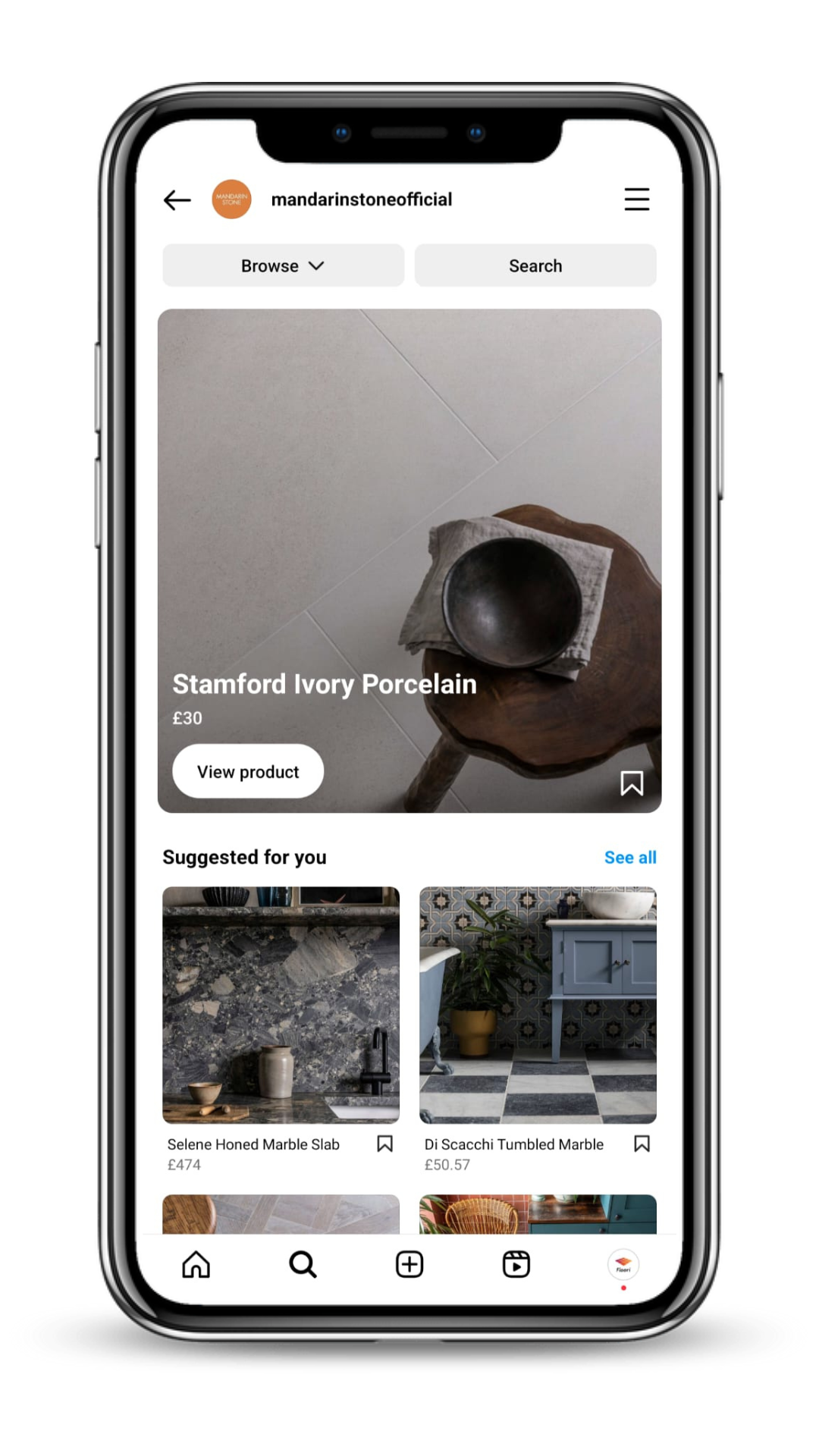 Flooring company using apps to improve customer experience.